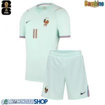Maglie da calcio Francia Michael Olise #11 Seconda Maglia Bambino Mondiali 2026  Manica Corta (+ Pantaloni corti)